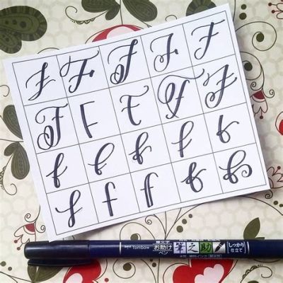 how to write capital f in cursive: